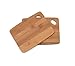 Lipper International 849 Bamboo Wood Thin Kitchen Cutting Boards with Oval Hole in Corner, Set of 2 Boards, 6" x 8"