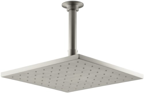 Kohler K-13696-Bn Square Rain Showerhead, Brushed Nickel #TOP14