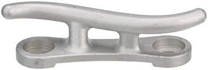 Seachoice Cast Aluminum “S” Dock Cleat, Corrosion Resistant Aluminum, 10 In.