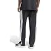adidas Herren Essentials 3-Stripes Stanford Lite Woven Tapered Open Hem Pants, Black/White, XL