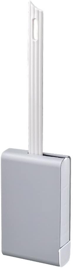 Toilet Brush Holder Toilet Brush Holder Household Wall-mounted Toilet Cleaning Brush Bathroom Long Handle Cleaning Brushs Modern Durable Toilet Bowl Brush Set Toilet Brush Holders(Gris)
