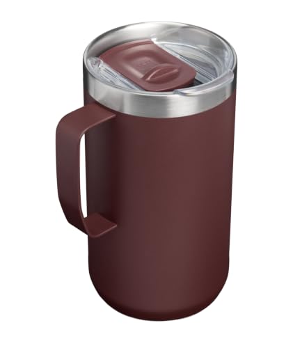 Image of STANLEY Everyday Camp Mug 24 oz | Drink Through Lid | Cup for Coffee, Tea and Drinks | Insulated Stainless Steel Coffee Mug | BPA-Free | Coffee