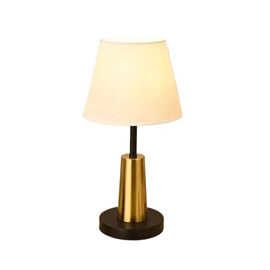 ENGENDER Lampada da Scrivania Moderna Semplice Lampada da Tavolo in Tessuto Camera Letto Comodino Studio Scrivania Lettura Soggiorno Decorativa(2)