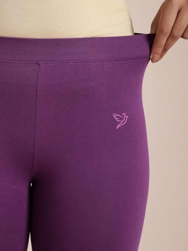 Image of TWIN BIRDS Tailored Cut and Classic Fit Super Stretchable Elastane Fabric Churidar Leggings for Women