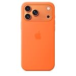 Apple – Apple iPhone 17 Pro Max Silikon Case mit MagSafe - Orange ​​