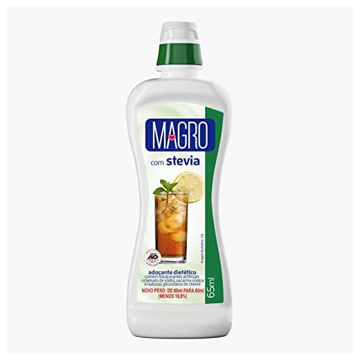 Adoçante Magro com Stevia Líquido 65 ml