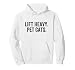 Lift Heavy Pet Cats Gym Weightlifter Bodybuilder Pullover Hoodie