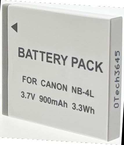Otech compatible battery camera compatible with CANON IXUS 80IS