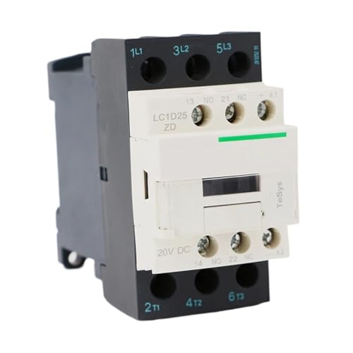 Contacteur LC1D25ZD 25A pour remplacer un relais brûlé sur bobine 20V