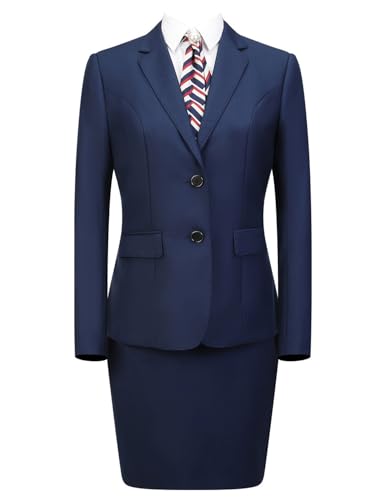 Costume deux pièces femme tailleur jupe élégant chic pour mariage Kromoc