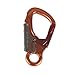 Menolana Self Locking Carabiner Clip Double Locking Snap Hook Aluminum Alloy 35 kN Lightweight Snap Auto Locking Carabiner for Camping, Orange