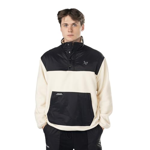 Bauer Polar Fleece Pullover Senior Black Cream Senior S Black-Cream