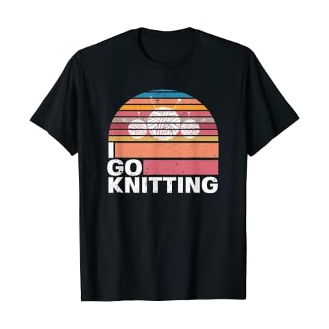 Retro Knitter Yarn Craft - Hand Knit Handcraft Kitting T-Shirt Cover