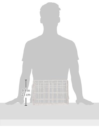 Wald 582 Rear Folding Basket,White - Thumbnail 2