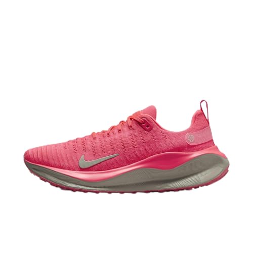 Nike InfinityRN 4 Women's Road Running Shoes (DR2670-602, Hot Punch/Black/Aster Pink/Light Iron Ore) Size 7.5