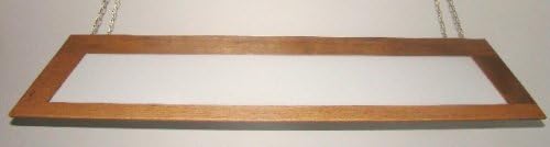 Antique Natural Oak Billiards Pool Table Light