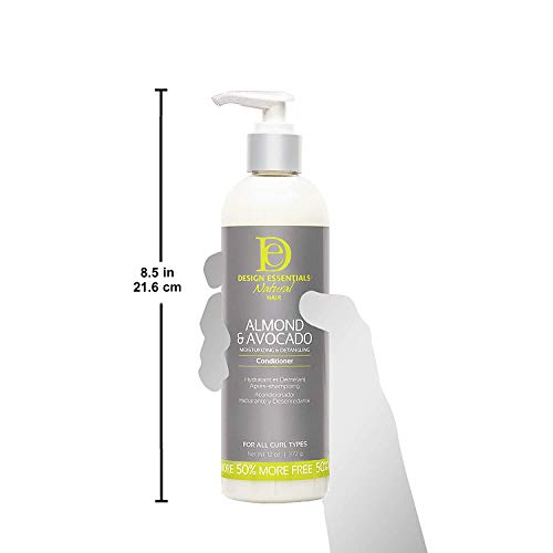 Design Essentials Natural Almond & Avocado Moisturizing & Detangling Conditioner, 12 Ounce #TOP1