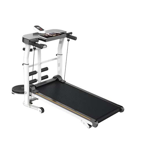 Walking Pad Treadmill for Daily Workout, Foldable Design with Safety Handle, Quiet Motor, Adjustable Velocity, Portable for Home and Apartment Fitness Training