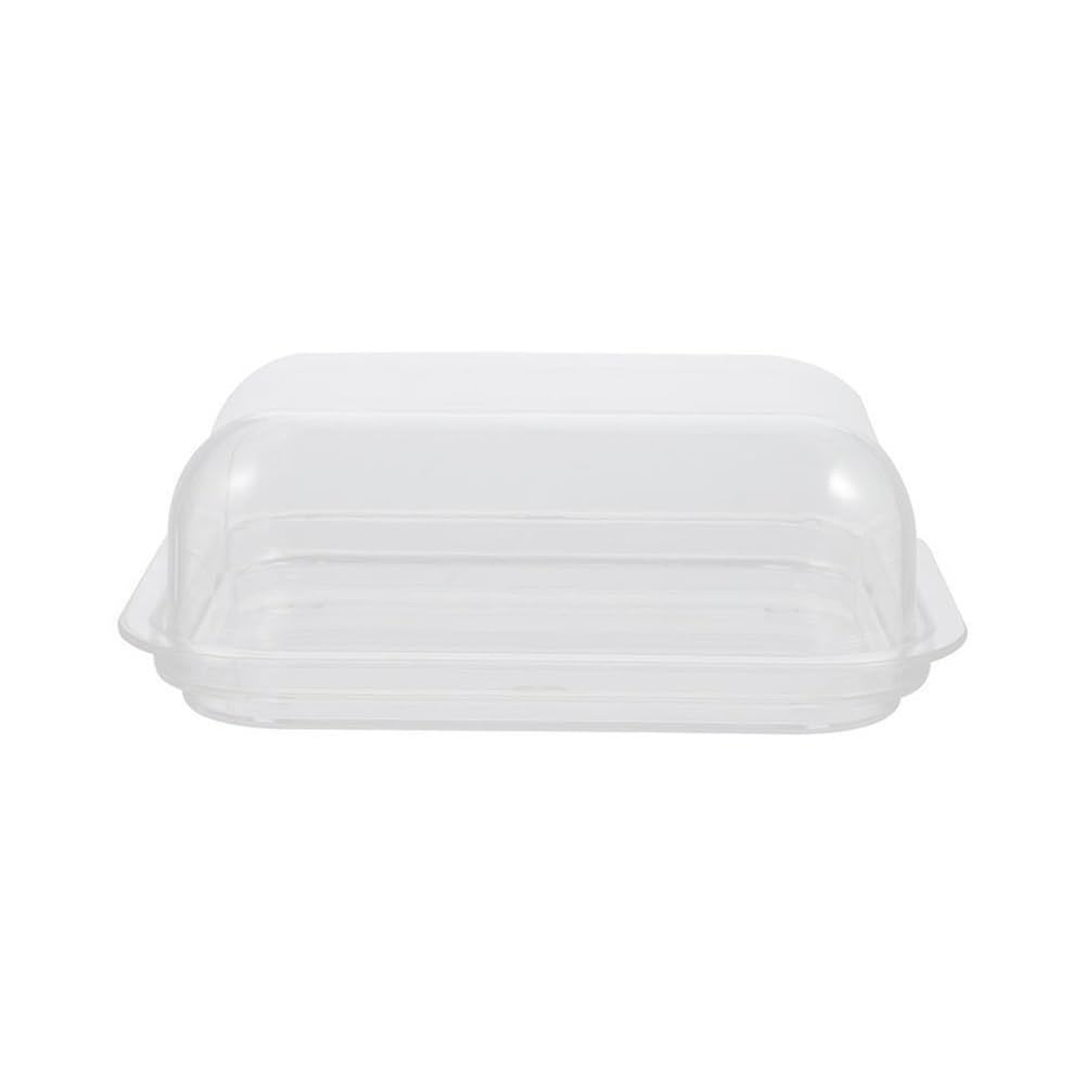 Zyyanshop One Color Butter Dish Butter Lid Bread Container For Kitchen Crisper Countertop Storage