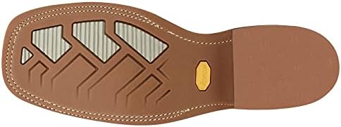 Justin Men's Bent Rail Bender Performance Western Boot Broad Square Toe Chocolate 12 D | Image 4