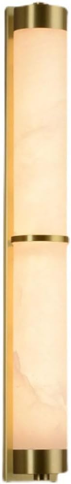 LED20w Light Luxury Wall Lights| All-Copper Marble Wall Lamp| Long Strip Wall Lights | Living Room Background Wall Lighting Fixture - Ambient Bedroom Lighting Fixture