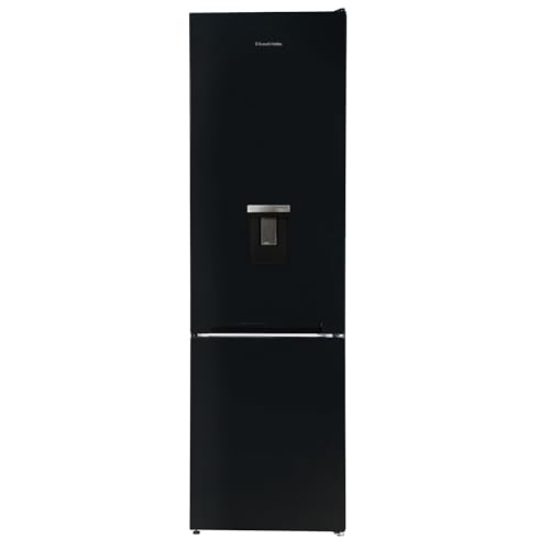 Russell Hobbs Fridge Freezer Freestanding Frost Free with Water Dispener Reversible Door, Adjustable Thermostat & Feet, 70/30 279L, 180cm High, LED Light, 2 Year Guarantee Black RH180FFFF551E1BWD