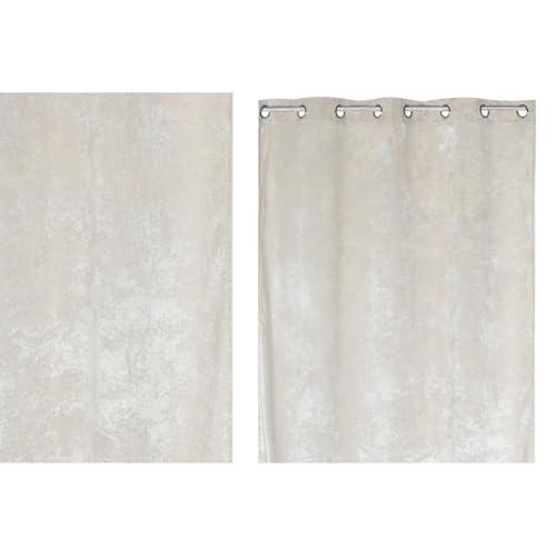 Rideau polyester crudo 140x260 drapé oeillets pour chambre et salon - 2