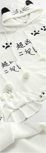 Coriresha Japanese School Girl Cute Cat Ear Hooded Sweatshirt #TOP3
