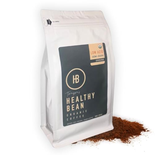Healthy Bean Organic Low Acid Coffee Ground - USDA Organic