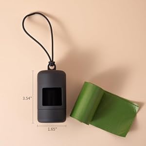 Slson 3pack dog poop bag holder for leash lightweight pet waste bag dispenser with leash attachment portable plastic doggie poop bag dispensersblue green black   cucciolini doodles