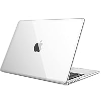 Fintie Hülle Kompatibel mit MacBook Air 13.6 Zoll M4 M3 M2 (2025-2022) A3240 A3113 A2681, Ultradünne Hartschale Schutzhülle Snap Case Kompatibel mit MacBook Air 13.6 Zoll, Transparent