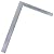 VINCA SCLS-2416 Carpenter L Framing Square 16 inch x 24 inch Measuring Layout Tool