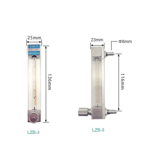 Rotamètre de débitmètre liquide avec soupape de commande 16-160ml