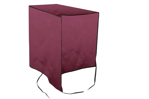 Image of AC Cover Outdoor Unit for 1.5 ton Maroon Color, AC Cover Dimensions - Outdoor Unit DxWxH in CM 36x89x71