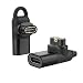 Produktbild MoKo USB C auf Garmin Adapter 2 Stück, 90 Grad Typ C Ladegerät Stecker Ladeadapter Datentransfer Kompatibel mit Garmin Fenix 7/7S/7X/6/6S/6X/5/5S/5X/Forerunner 245/255/Vivoactive 3/4/Instinct 2