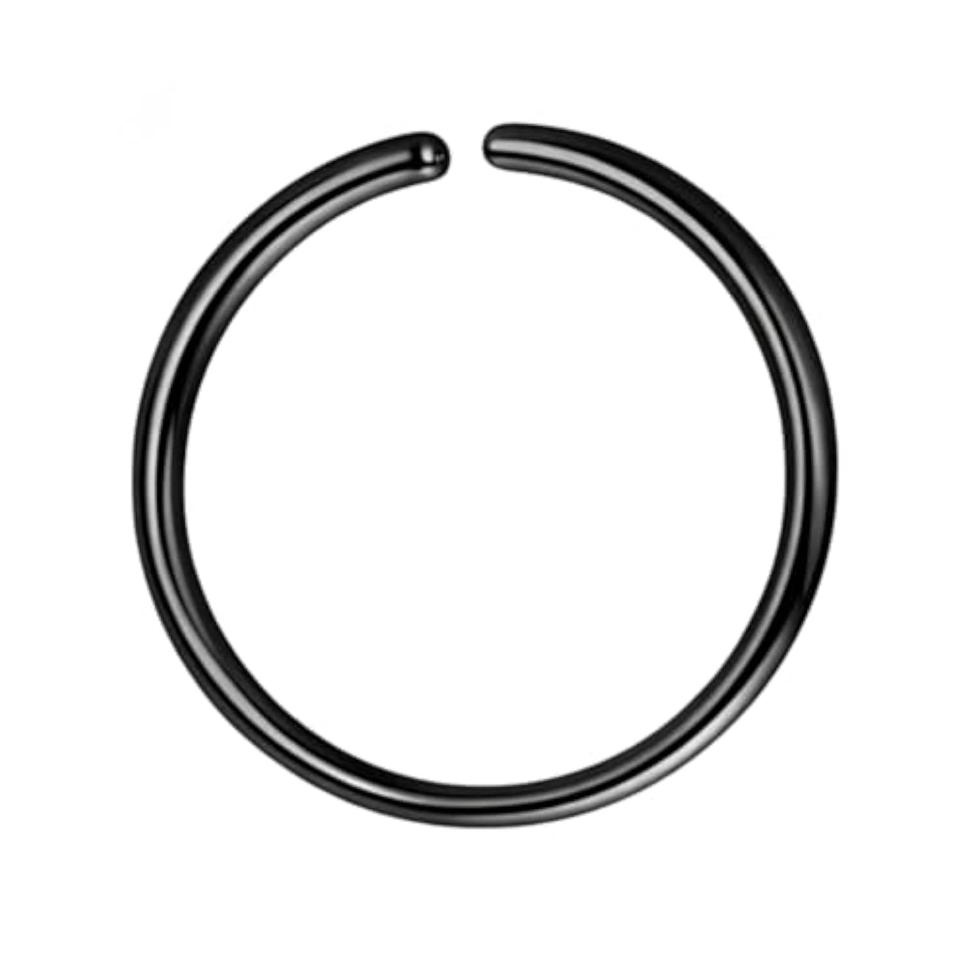 316L Surgical Steel Seamless Nose Hoop Ring 20G