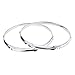 Garende Two Pieces of 6 Lug Drum Rim Hoops for DIY Projects, 14inch 6 Holes