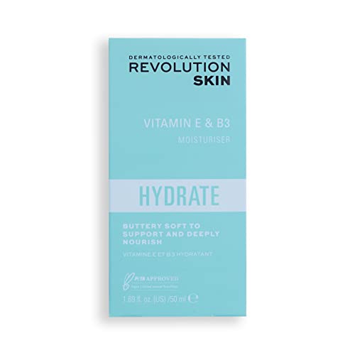 Revolution Skincare London Moisturiser for the Face For Dry & Rough Skin, Contains Vitamin E & B3, Vegan & Cruelty-Free, 50ml - Image 4