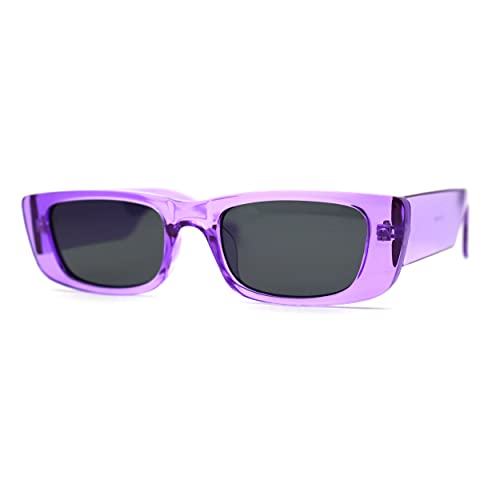 Neon Pop Color Mod Square Rectangle Retro Sunglasses2