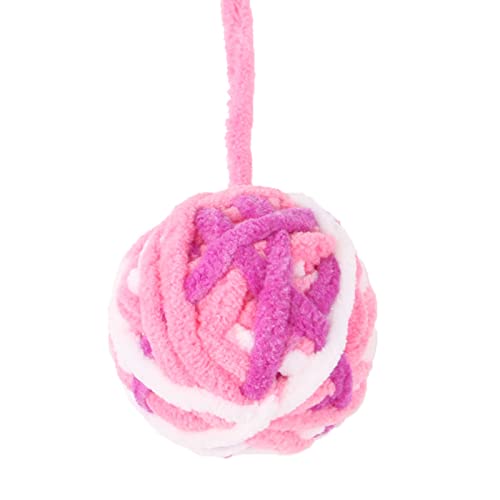 Osdhezcn Plush Ball Toy Kitten Ball Interactive Pet Toy Soft Ball Cats Puff Toy Indoor Entertain Supply Pet Supplies for Dogs Pet Supplies for Cats Pet Supplies for Puppies Toy