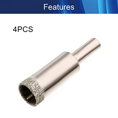 Broca Diamante 14mm para Vidrio y Mármol 4 Piezas miniatura 3