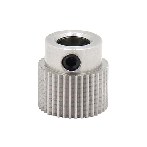Healeved Printer Extrusion Teeth Stainless Steel Extruder Gear Printer Accessory for Ender