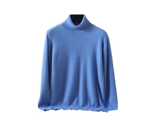 Men's Mink Cashmere Sweater High Lapels Pullovers Knitted Sweater Long Sleeve Pullovers Jumpers