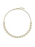 Ted Baker Solanna Solitaire Sparkle Crystal Chain Necklace for Women (Gold/Crystal)