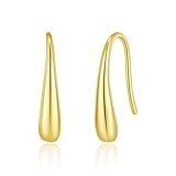 Philip Jones 18k Gold Plated Sterling Silver Teardrop Earrings