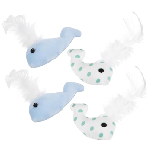Angoily 4 Peças Brinquedos Para Gatos Brinquedos De Pelúcia Brinquedos Para Gatos Internos Brinquedo