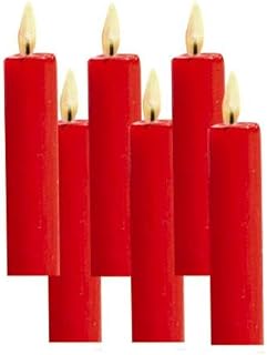 Carousel Refill Candles - Small Red Candles for Christmas Pyramid, 3 Inches Long, 0.55 Inches in Diameter