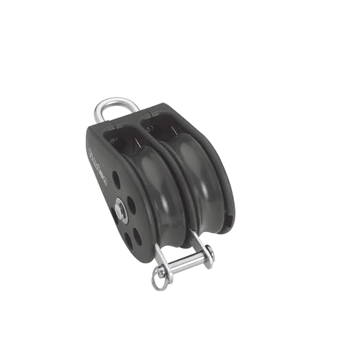 Poulie double reversible T6 arraign pour palan et tension corde