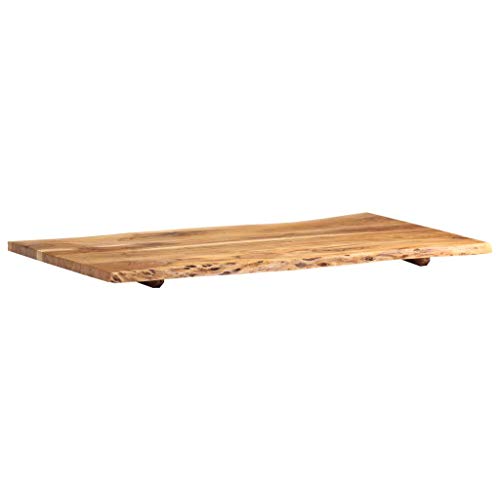 Table en bois protégée : panneau rectangulaire anti-rayures design - 6