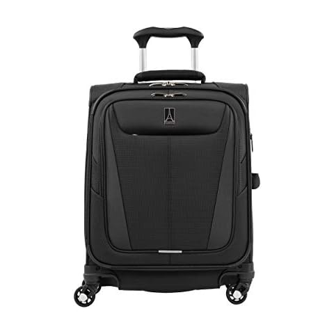 Travelpro Maxlite 5 Softside Spinner Suitcase 4 Wheels Expandable, Ultra-Lightweight and Durable, Travel Luggage 5 Years Warranty (Carry-on (22" - 39L), Black) Cover